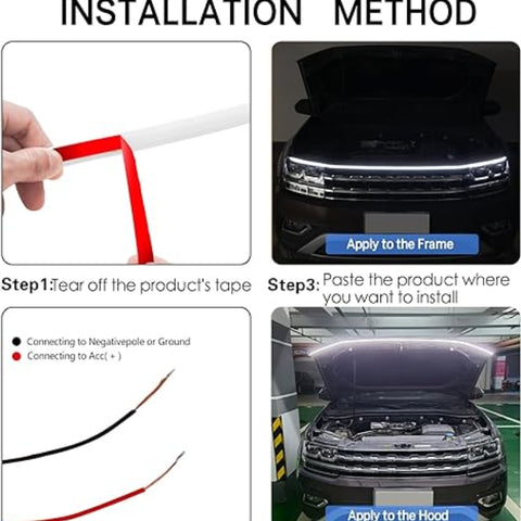 Image of TIRA DE LUZ LED RGB PARA CAPÓ DEL AUTO